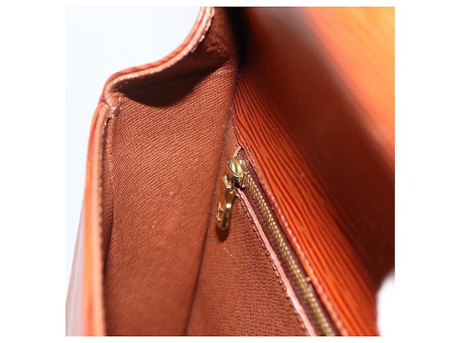 LOUIS VUITTON Borsa a Spalla Epi Saint Cloud GM Marrone M52193 LV Auth ep13585 - vista 24