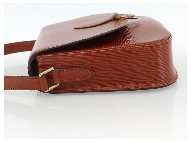 LOUIS VUITTON Borsa a Spalla Epi Saint Cloud GM Marrone M52193 LV Auth ep13585 - vista 3