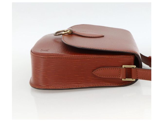 LOUIS VUITTON Borsa a Spalla Epi Saint Cloud GM Marrone M52193 LV Auth ep13585 - vista 4