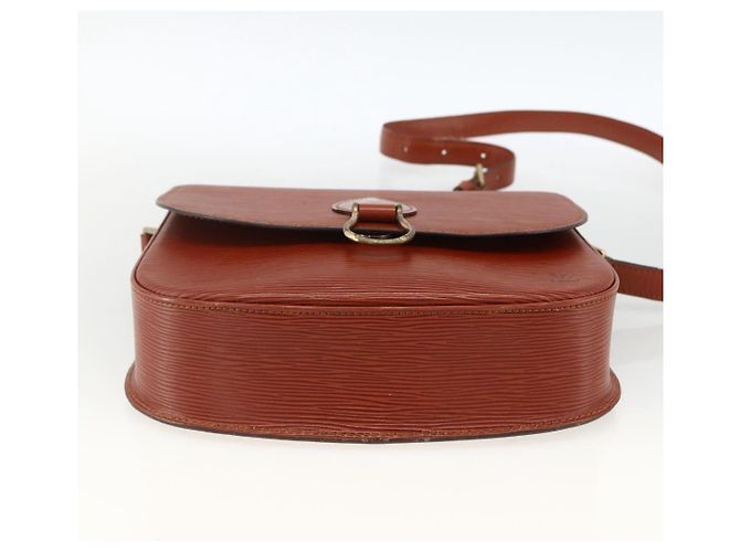 LOUIS VUITTON Borsa a Spalla Epi Saint Cloud GM Marrone M52193 LV Auth ep13585 - vista 5