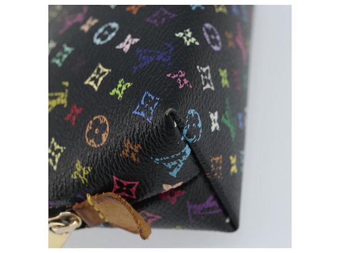 LOUIS VUITTON Pochette Cosmetica Multicolore Nera M47355 LV Auth bs33786 Nero - vista 14