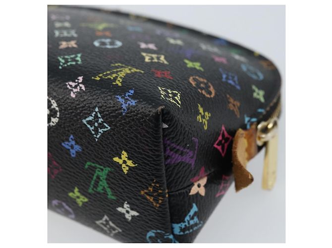 LOUIS VUITTON Pochette Cosmetica Multicolore Nera M47355 LV Auth bs33786 Nero - vista 15