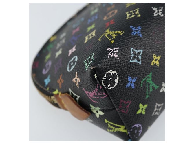 LOUIS VUITTON Pochette Cosmetica Multicolore Nera M47355 LV Auth bs33786 Nero - vista 16