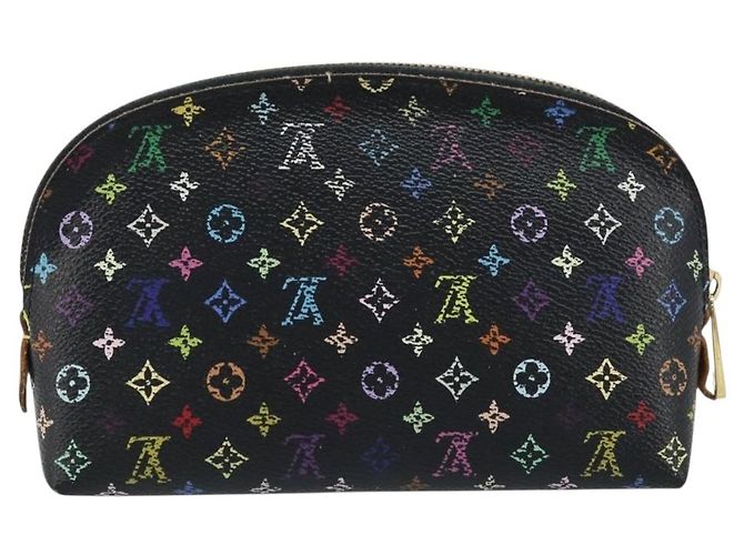 LOUIS VUITTON Pochette Cosmetica Multicolore Nera M47355 LV Auth bs33786 Nero - vista 2