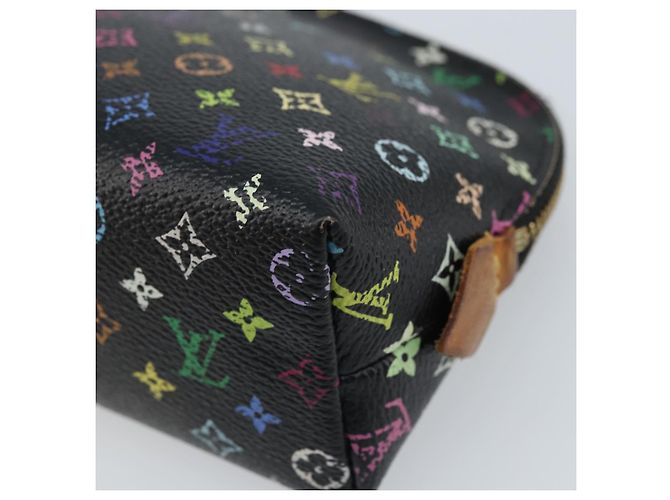 LOUIS VUITTON Pochette Cosmetica Multicolore Nera M47355 LV Auth bs33786 Nero - vista 7