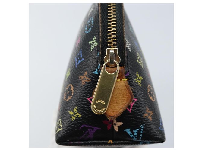 LOUIS VUITTON Pochette Cosmetica Multicolore Nera M47355 LV Auth bs33786 Nero - vista 8