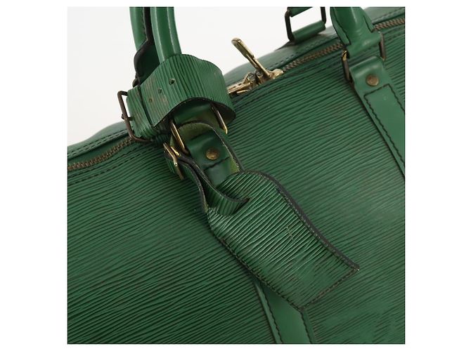 LOUIS VUITTON Epi Keepall 45 Borsa Boston Verde M42974 LV Auth 168281 - vista 19