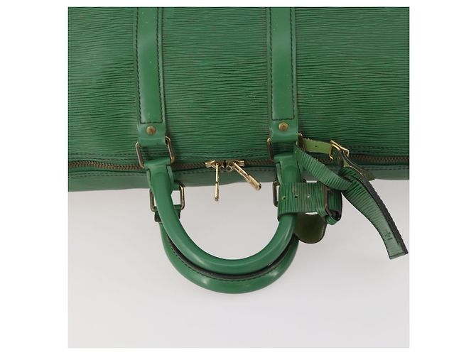 LOUIS VUITTON Epi Keepall 45 Borsa Boston Verde M42974 LV Auth 168281 - vista 7
