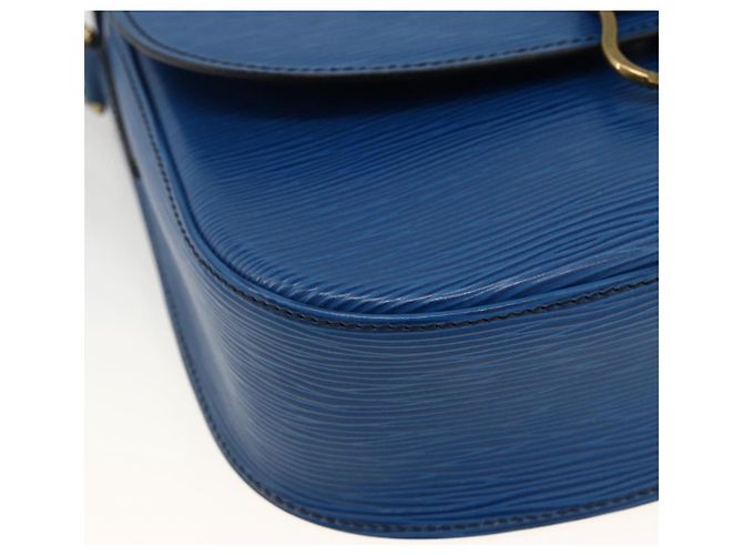 LOUIS VUITTON Borsa a Spalla Epi Saint Cloud GM Blu Toledo M52195 LV Auth BA11245 - vista 15