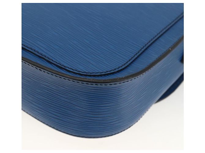 LOUIS VUITTON Borsa a Spalla Epi Saint Cloud GM Blu Toledo M52195 LV Auth BA11245 - vista 16