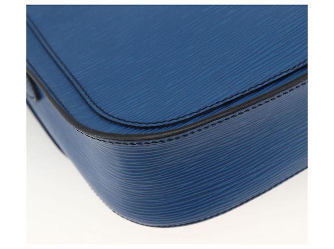 LOUIS VUITTON Borsa a Spalla Epi Saint Cloud GM Blu Toledo M52195 LV Auth BA11245 - vista 17