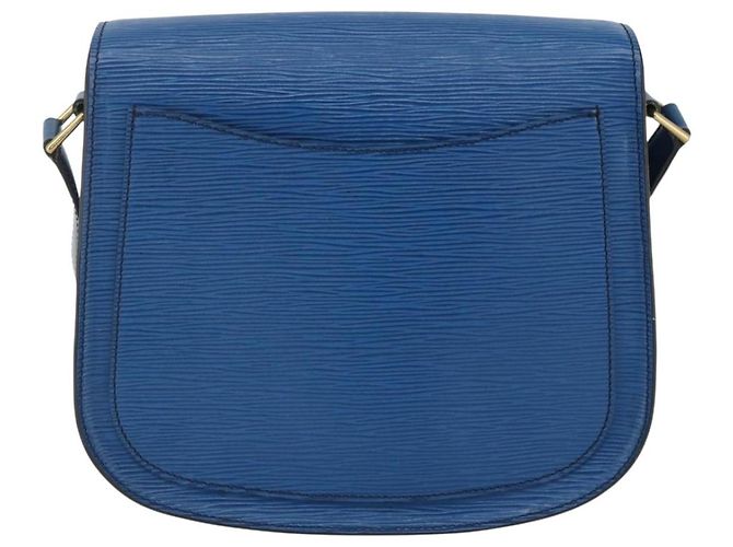 LOUIS VUITTON Borsa a Spalla Epi Saint Cloud GM Blu Toledo M52195 LV Auth BA11245 - vista 2