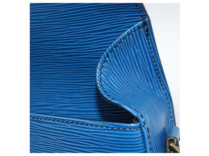 LOUIS VUITTON Borsa a Spalla Epi Saint Cloud GM Blu Toledo M52195 LV Auth BA11245 - vista 21
