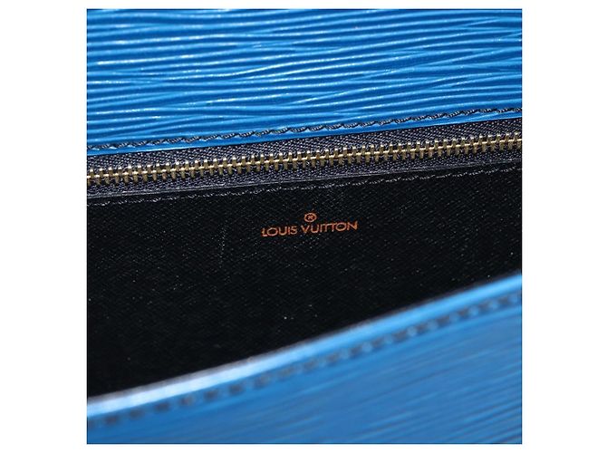 LOUIS VUITTON Borsa a Spalla Epi Saint Cloud GM Blu Toledo M52195 LV Auth BA11245 - vista 22