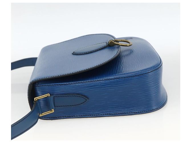LOUIS VUITTON Borsa a Spalla Epi Saint Cloud GM Blu Toledo M52195 LV Auth BA11245 - vista 3