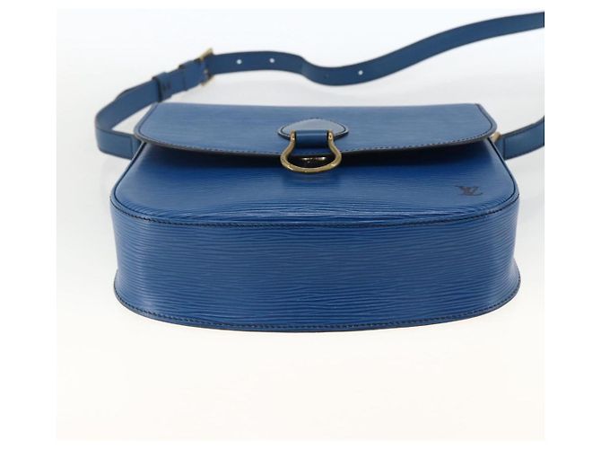 LOUIS VUITTON Borsa a Spalla Epi Saint Cloud GM Blu Toledo M52195 LV Auth BA11245 - vista 5