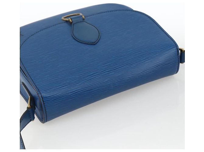 LOUIS VUITTON Borsa a Spalla Epi Saint Cloud GM Blu Toledo M52195 LV Auth BA11245 - vista 6