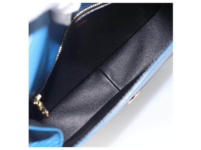 LOUIS VUITTON Borsa a Spalla Epi Saint Cloud GM Blu Toledo M52195 LV Auth BA11245 - vista 9