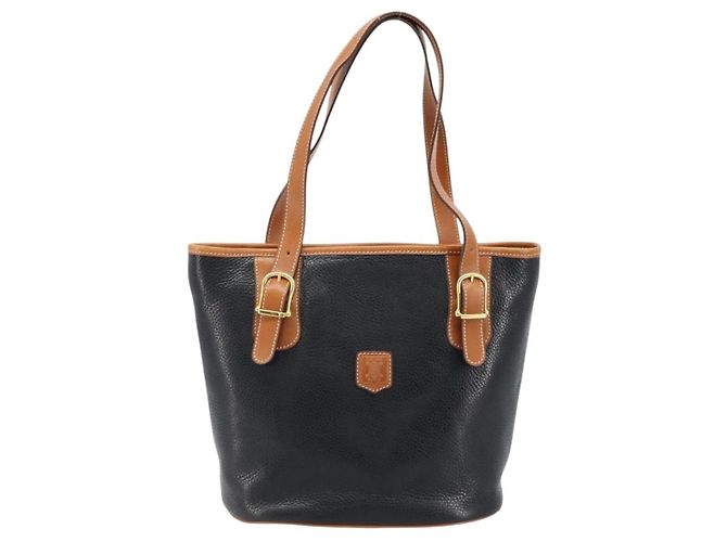 Céline Borsa Tote in pelle nera e oro Auth 173798A Nero D'oro - vista 13