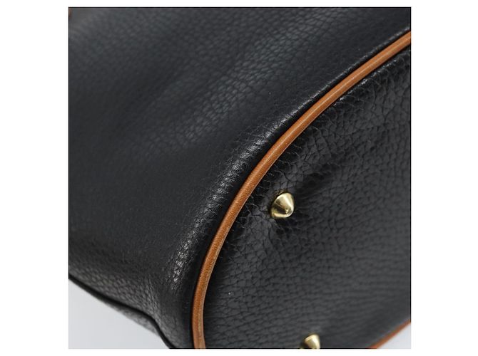 Céline Borsa Tote in pelle nera e oro Auth 173798A Nero D'oro - vista 17
