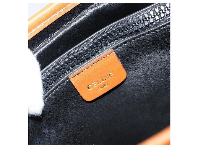 Céline Borsa Tote in pelle nera e oro Auth 173798A Nero D'oro - vista 19