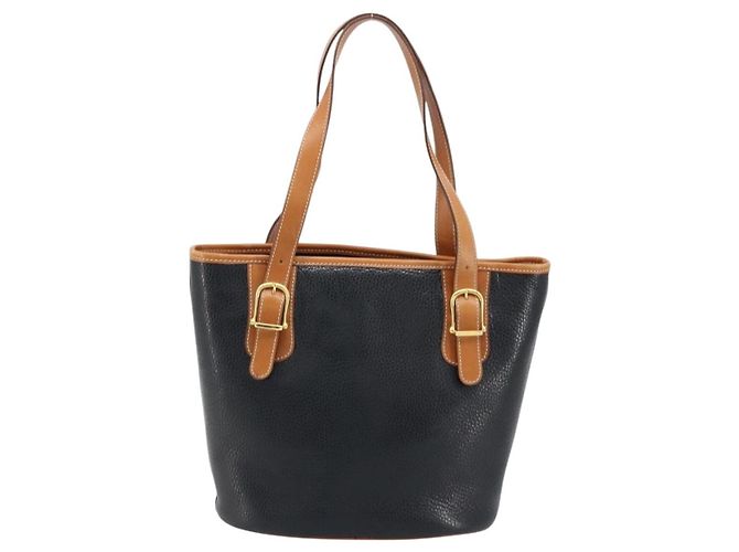 Céline Borsa Tote in pelle nera e oro Auth 173798A Nero D'oro - vista 2