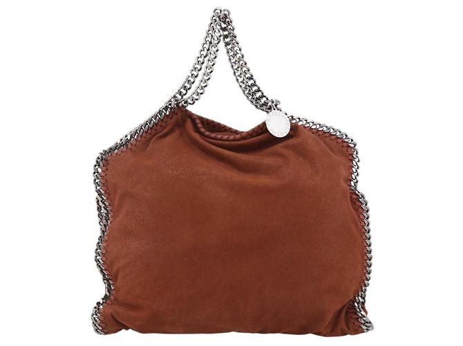 Autre Marque Stella McCartney Falabella Kette Tasche aus Polyester in Braun Silber Auth mr1992 - Ansicht 13