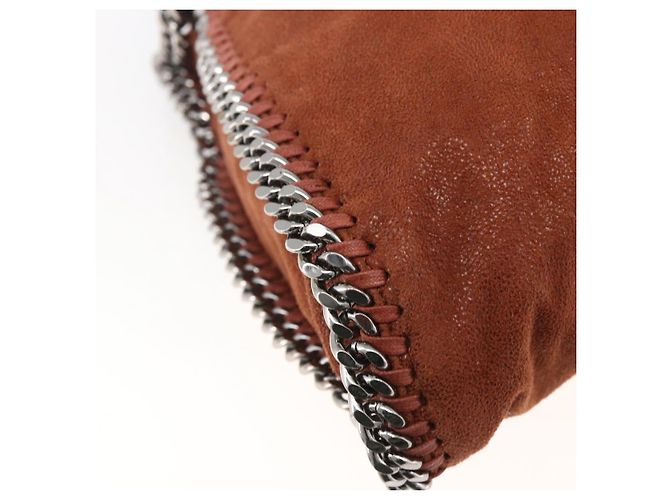 Autre Marque Stella McCartney Falabella Kette Tasche aus Polyester in Braun Silber Auth mr1992 - Ansicht 19