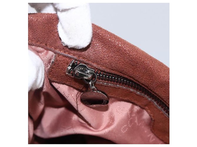 Autre Marque Stella McCartney Falabella Kette Tasche aus Polyester in Braun Silber Auth mr1992 - Ansicht 23