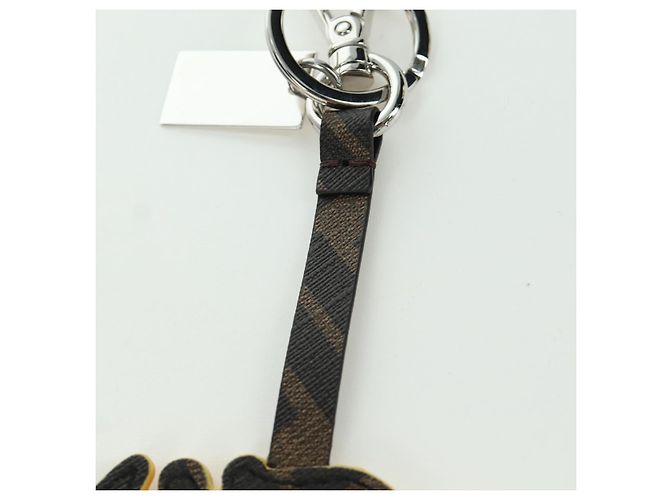 FENDI FENDI x FRGMT x POKMON Dragonite Charm Pelle Gialla Auth 167076SM - vista 14