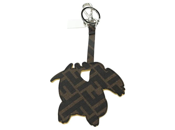 FENDI FENDI x FRGMT x POKMON Dragonite Charm Pelle Gialla Auth 167076SM - vista 8