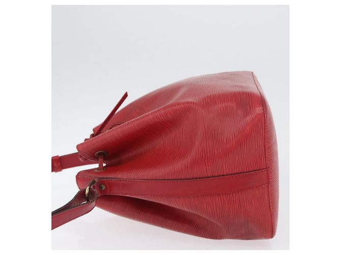 Noe LOUIS VUITTON Borsa a Spalla Petit Noé Epi Rossa M44107 LV Auth BA10912 Rosso - vista 4