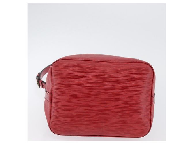 Noe LOUIS VUITTON Borsa a Spalla Petit Noé Epi Rossa M44107 LV Auth BA10912 Rosso - vista 5
