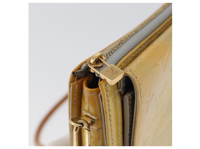 LOUIS VUITTON Bolsa de Accesorios Motto Monogram Vernis Gris M91030 LV Auth 173732 - vista 10