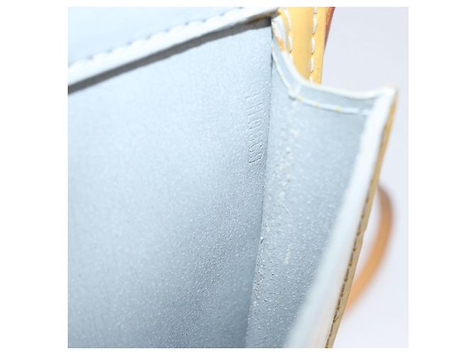 LOUIS VUITTON Bolsa de Accesorios Motto Monogram Vernis Gris M91030 LV Auth 173732 - vista 12