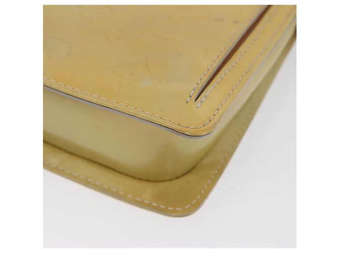 LOUIS VUITTON Bolsa de Accesorios Motto Monogram Vernis Gris M91030 LV Auth 173732 - vista 14