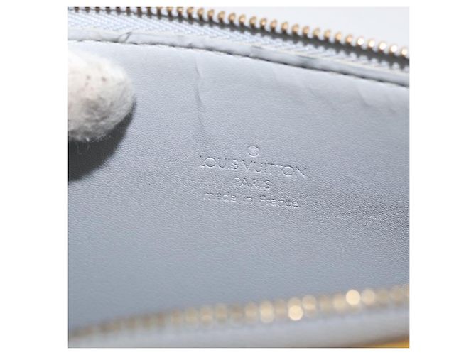 LOUIS VUITTON Bolsa de Accesorios Motto Monogram Vernis Gris M91030 LV Auth 173732 - vista 18