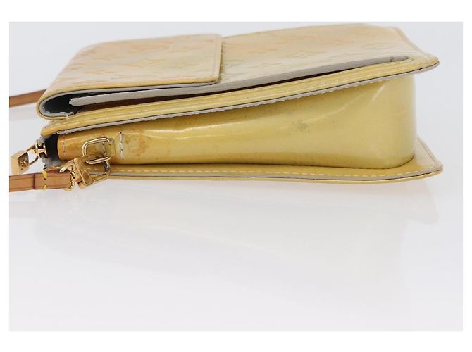 LOUIS VUITTON Bolsa de Accesorios Motto Monogram Vernis Gris M91030 LV Auth 173732 - vista 4