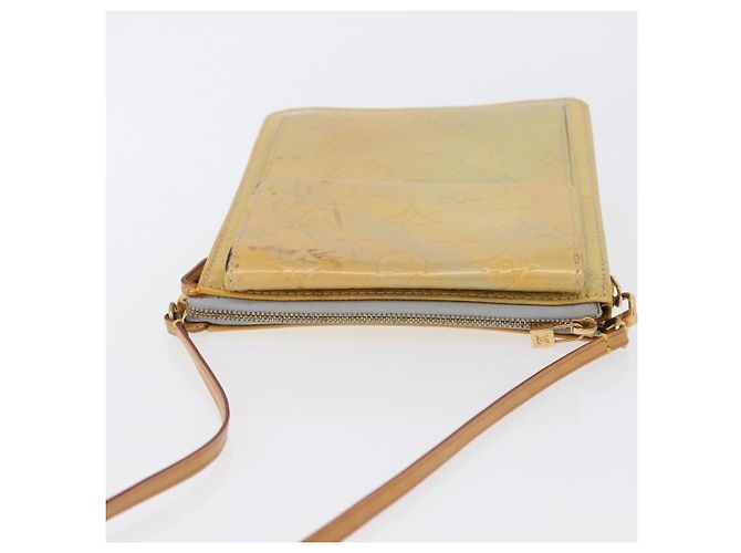 LOUIS VUITTON Bolsa de Accesorios Motto Monogram Vernis Gris M91030 LV Auth 173732 - vista 6