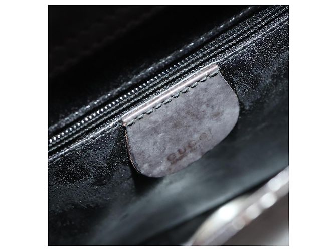 Borsa a Spalla GUCCI Pelle Verniciata Marrone 000 1013 0506 Auth 171641 - vista 20