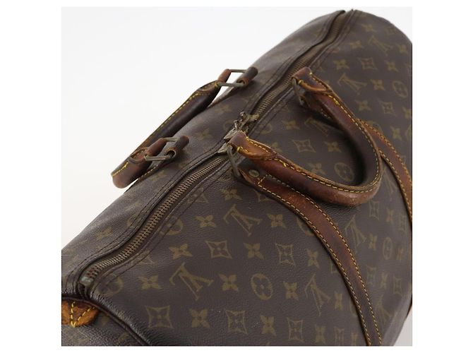 LOUIS VUITTON Borsa Boston Monogram Keepall 50 M41426 Auth LV 169886 Monogramma - vista 6
