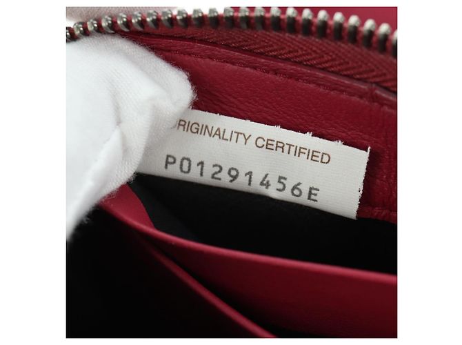 Bottega Veneta Portafoglio Compatto Rotondo INTRECCIATO in Pelle Rosa Auth am10894V - vista 12