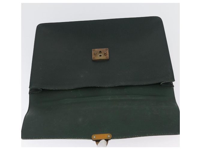 LOUIS VUITTON Taiga ServietteKourad Borsa da Lavoro Épicea T16786 LV Auth bs33668 - vista 18