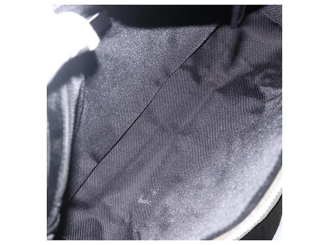 Borsa a Spalla GG Canvas Gucci Nera Argento 114273 Auth ep13647 Nero - vista 11