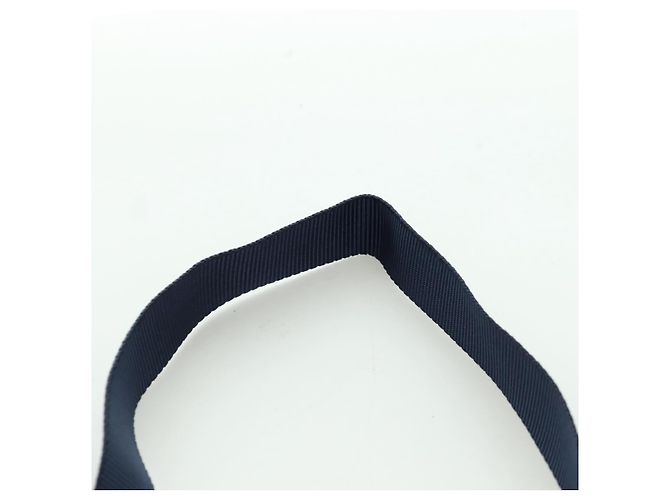 LOEWE Pochette in Tela Blu Argento Auth LNZ470M - vista 14