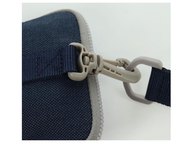LOEWE Pochette in Tela Blu Argento Auth LNZ470M - vista 9