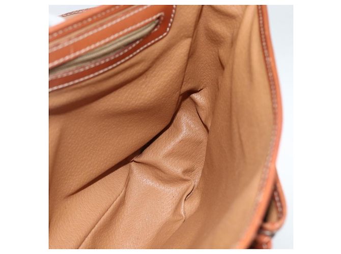 Céline Borsa a Spalla in Tela Macadam CELINE in Pelle PVC Marrone Oro Auth bs33742 D'oro - vista 20