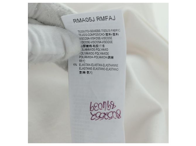 Emporio Armani Camisa Armani Tops de algodón blanca Auth 158589M Blanco - vista 14