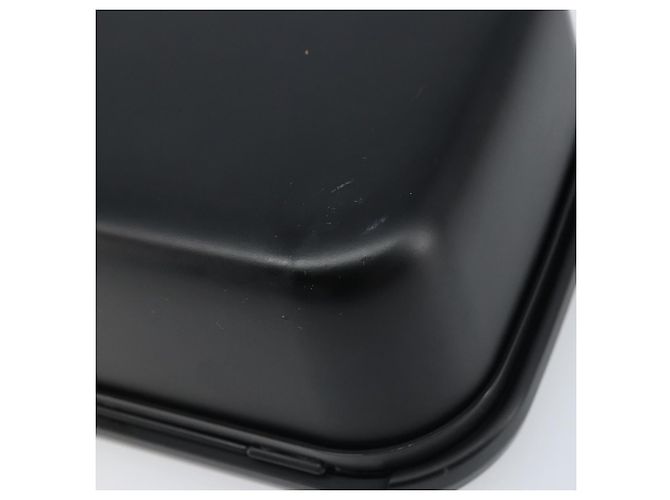 BALENCIAGA Borsa Clutch Lunch box in plastica Nera 638209 Auth hk3554 Nero - vista 15