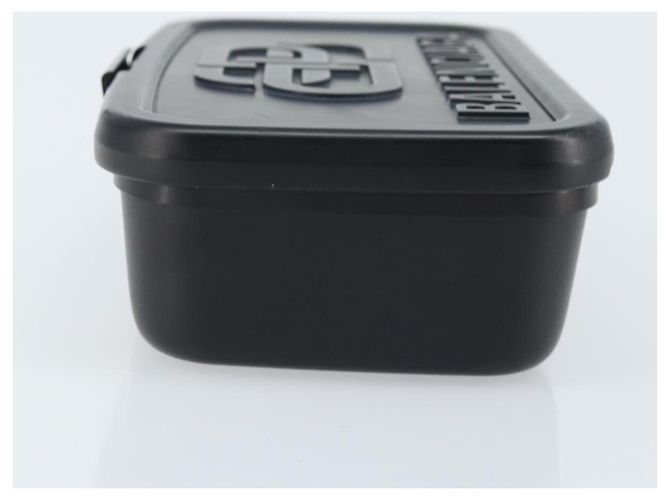 BALENCIAGA Borsa Clutch Lunch box in plastica Nera 638209 Auth hk3554 Nero - vista 4